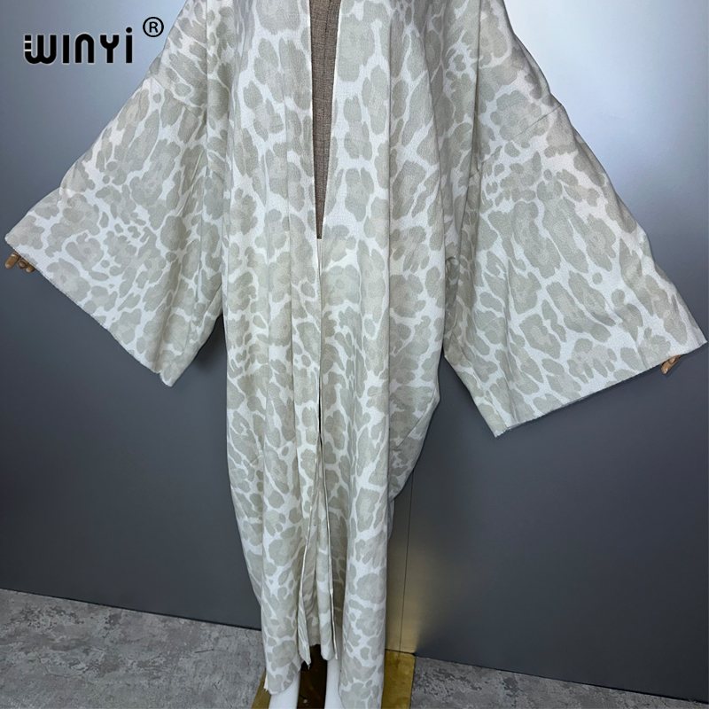 WINYI winter Leopard cardigan  – Street Fashion Kimono Bewertung und Preis