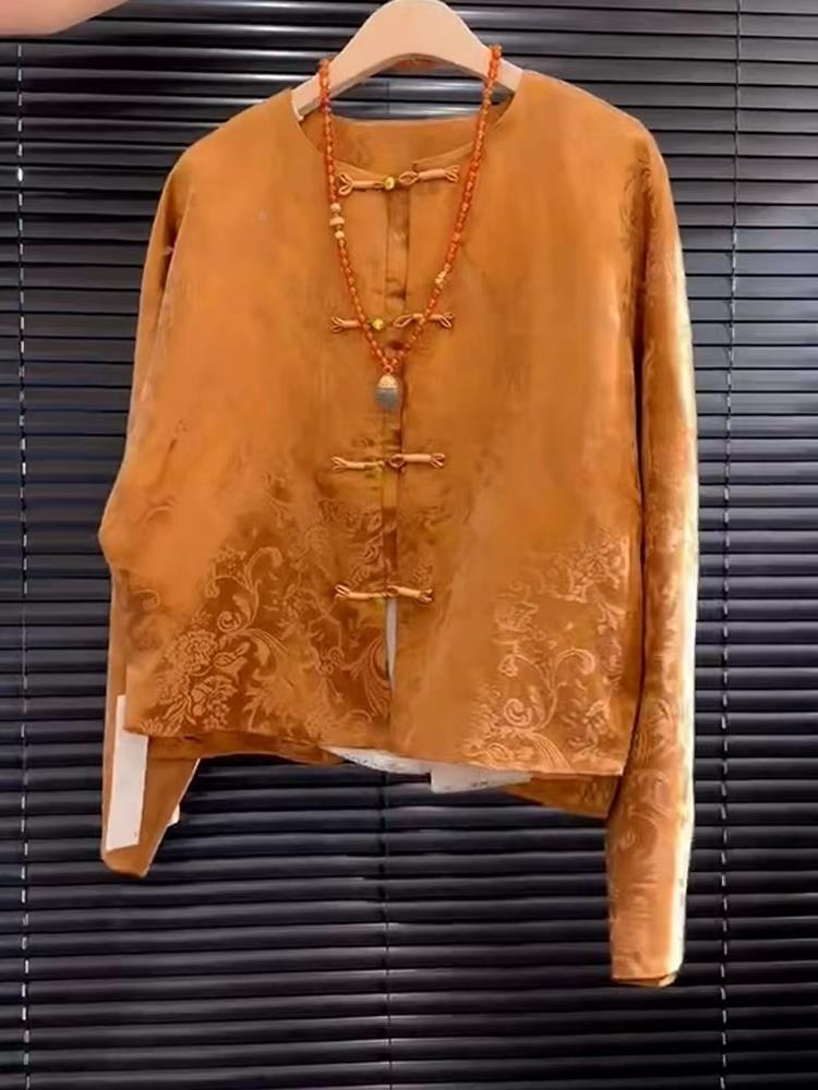 New High-End Satin Orange Flor – Street Fashion Youtube Bewertung und Preis