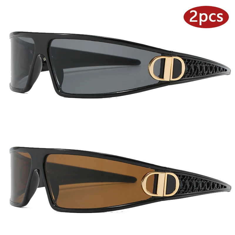 2pcs Luxury Headband Sunglasse – Street Fashion Photography Bewertung und Preis