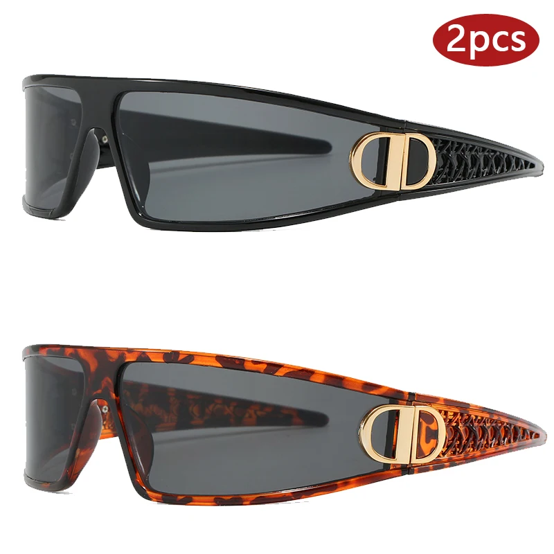 2pcs Luxury Headband Sunglasse – Street Fashion Photography Bewertung und Preis
