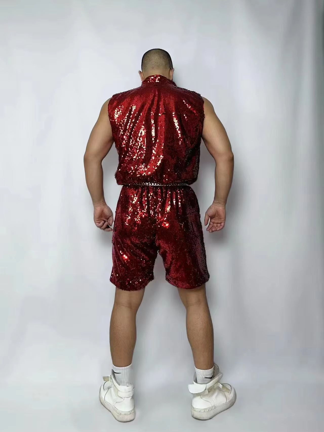 Fashion Red Glitter Sequins Ju – Street Fashion Show Bewertung und Preis