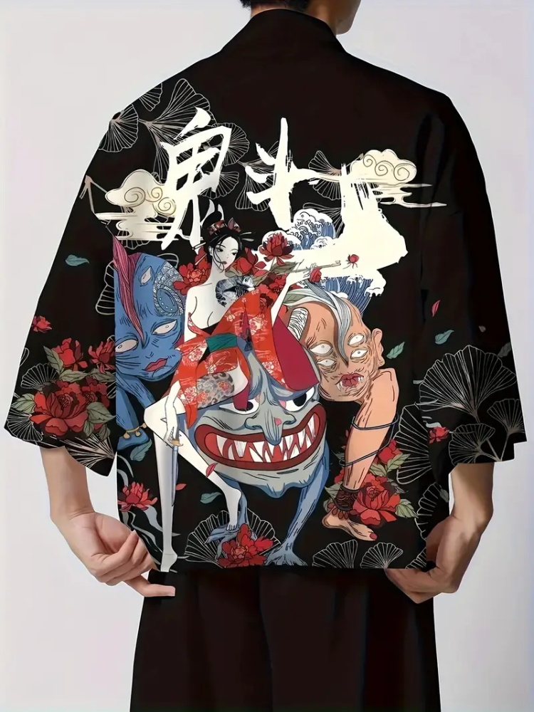 Men's Fashion Japanese Summer  – Street Fashion Kimono Bewertung und Preis