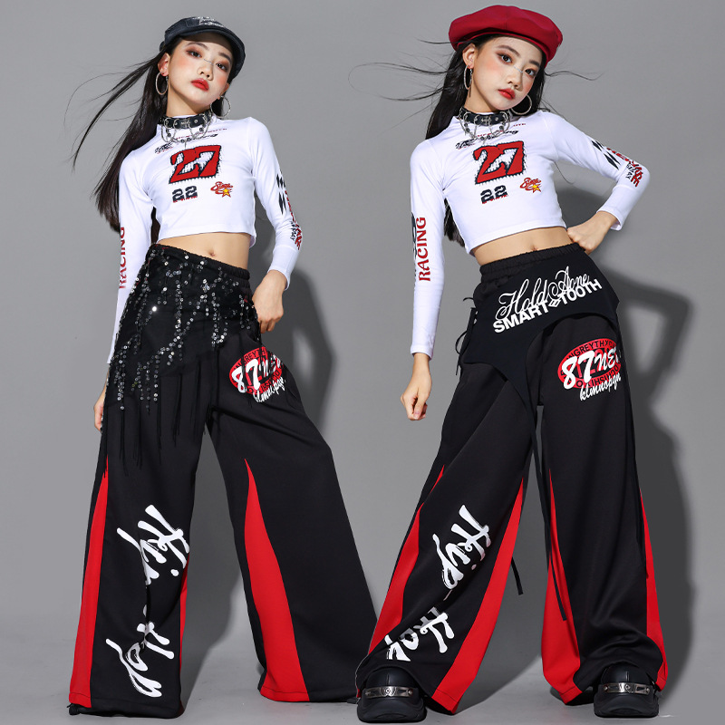2025 Jazz Dance Clothes Girls  – Street Fashion Kpop Bewertung und Preis