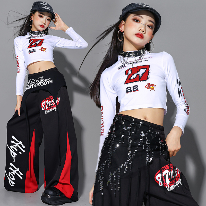 2025 Jazz Dance Clothes Girls  – Street Fashion Kpop Bewertung und Preis