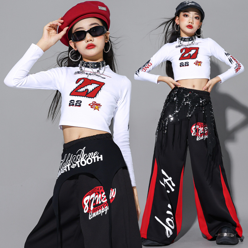 2025 Jazz Dance Clothes Girls  – Street Fashion Kpop Bewertung und Preis